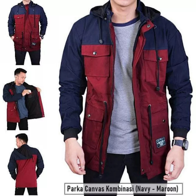 JAKET PRIA / JAKET PARKA KOMBINASI / PARKA COWOK BEST SELLER