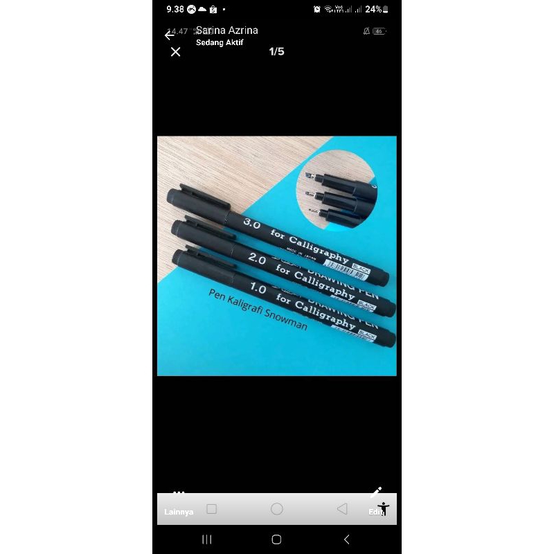 

pen for Caligraphy berkualitas mantapp