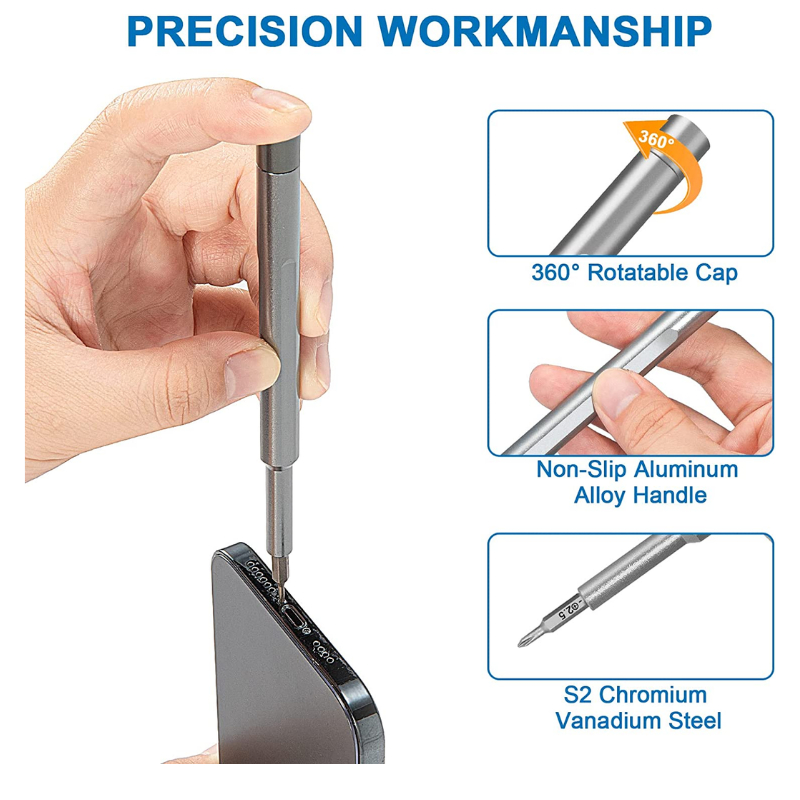 Taffware Profesional Obeng Set Multifungsi Premium Magnetic Bits 24 in 1