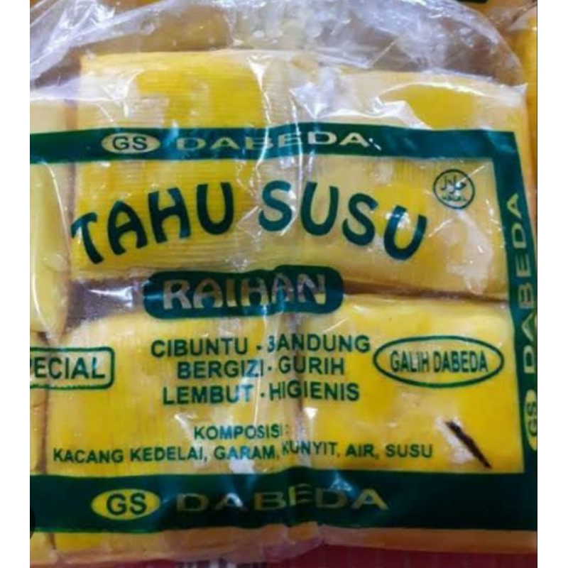 

tahu kuning susu 1pck isi 10pcs