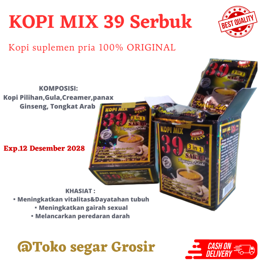 Kopi Mix 39 Serbuk Original#StaminaLelaki