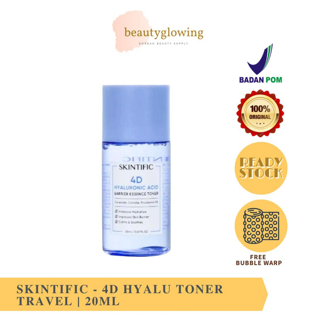 SKINTIFIC 4D HYALU TONER TRAVEL 20Ml