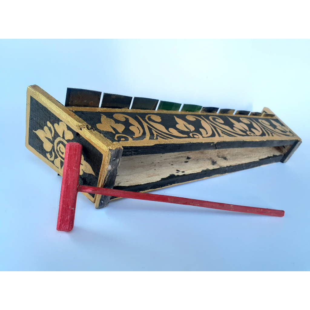 Gamelan mini Bali 40cm alat musik mainan edukasi anak