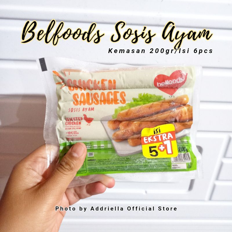 

ADDRIELLA Belfoods Sosis Ayam 200gr | Belfoods/Frozenfood/Frozenfood Murah