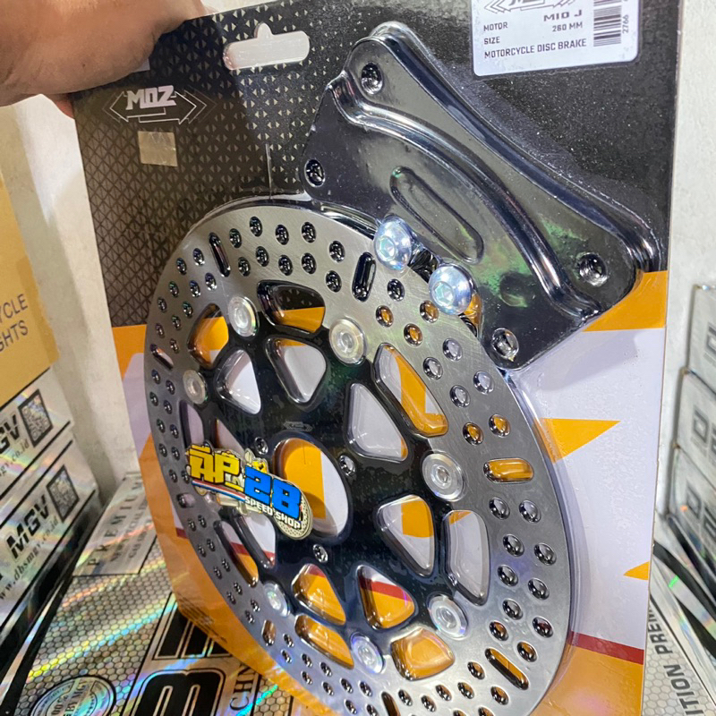 DISC CAKRAM DEPAN LEBAR FLOTING MATIC YAMAHA MIO J - MIO GT 115 - SOUL GT - MIO M3 - X-RIDE NEW - FINO NEW - FAZZIO - MIO S DLL LUBANG BAUT PIRINGAN 3 UKURAN 260 MM / PIRINGAN CAKRAM DEPAN MATIC YAMAHA LUBANG BAUT 3 UKURAN 260 MM