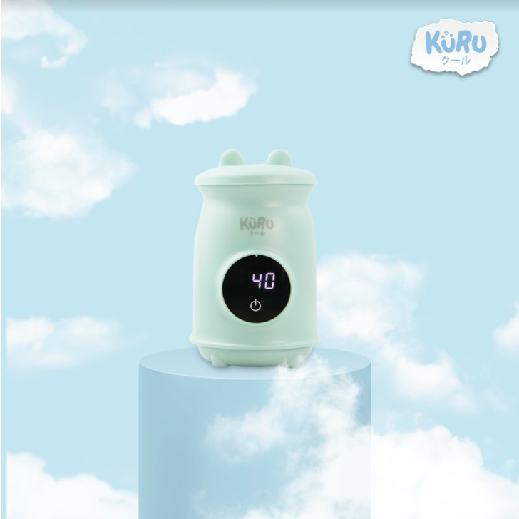 *New*  KURU 4in1 Smart Baby Bottle Warmer Sterilizer 9600D  | Penghangat Botol Susu / T5 Portable Baby Milk Bottle Warmer Hijau |  Cocok Untuk Menghangatkan ASI / Susu Cair / Susu Formula / Air Minum