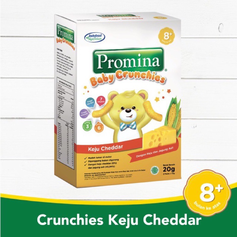 Grosir 24 pcs Promina baby crunchies snack mpasi bayi - cemilan bayi dan anak