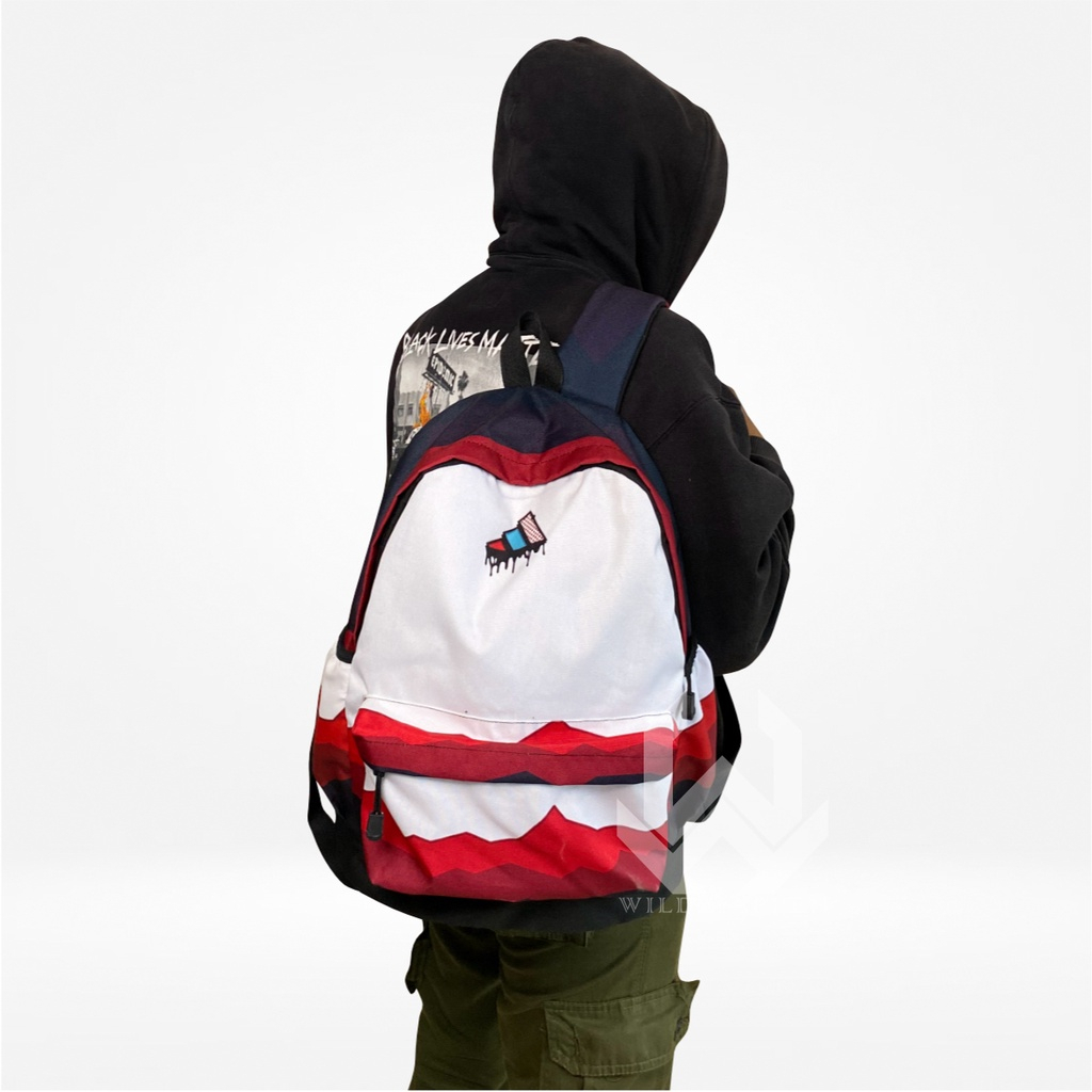 ZCO - Tas Ransel-Backpack-Motif Thrasher Fire / Tas Ransel Sport Pria/Wanita / Tas Ransel Sport l Tas Futsal Sepak bola l Tas Olahraga Pria Wanita / Tas Ransel Sport Pria Wanita Tas Sekolah Kuliah Kasual Olahraga