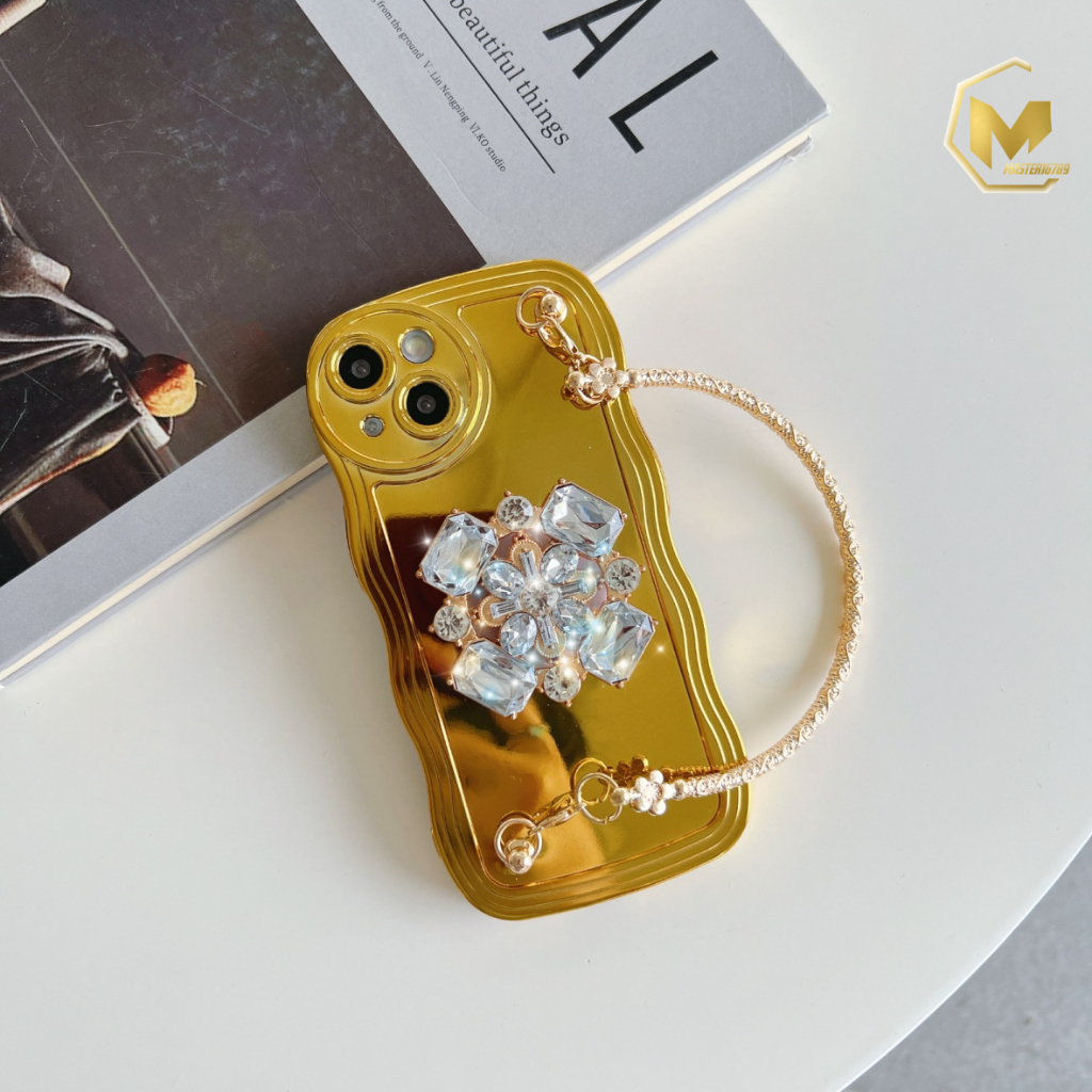 CASE WAVE MODEL TAS JINJING POPSOCKET 3D STAND GOLD FOR VIVO Y16 MA4697