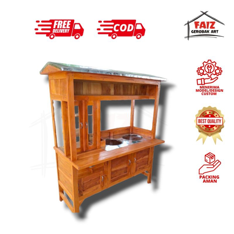 GEROBAK BAKSO 2 TUNGKU