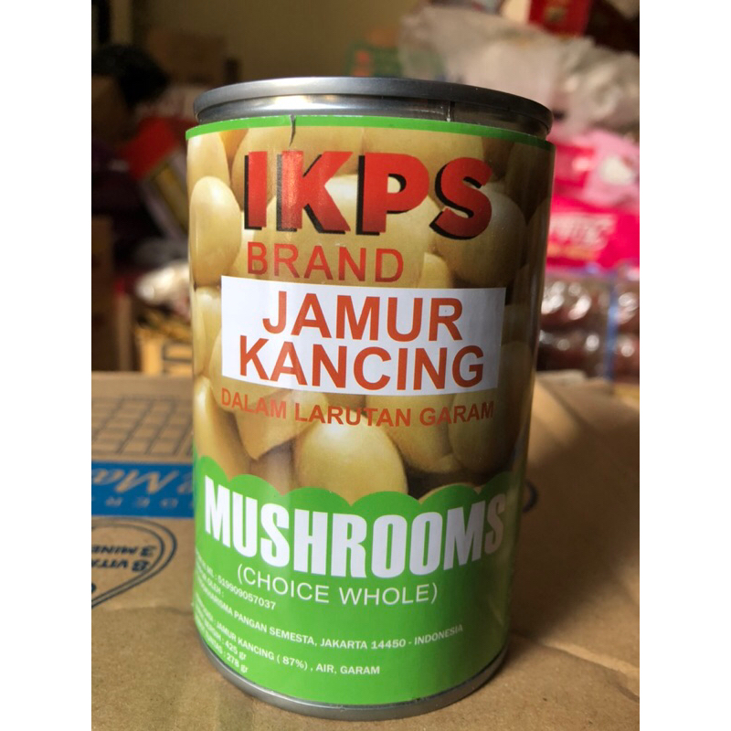 [Kaleng] Jamur Kancing IKPS Champignons Mushroom