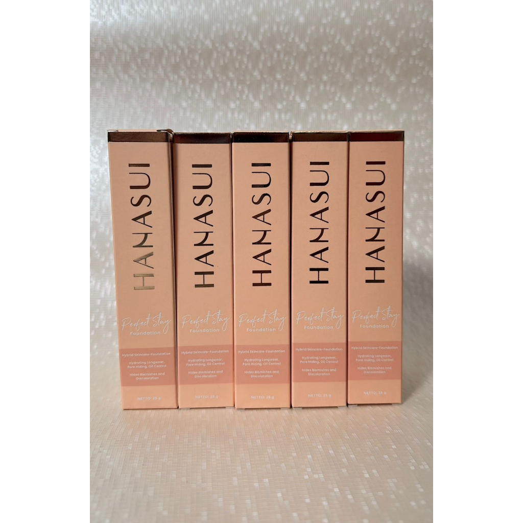 ✨ AKU MURAH ✨ HANASUI PERFECT STAY FOUNDATION 25G SERIES