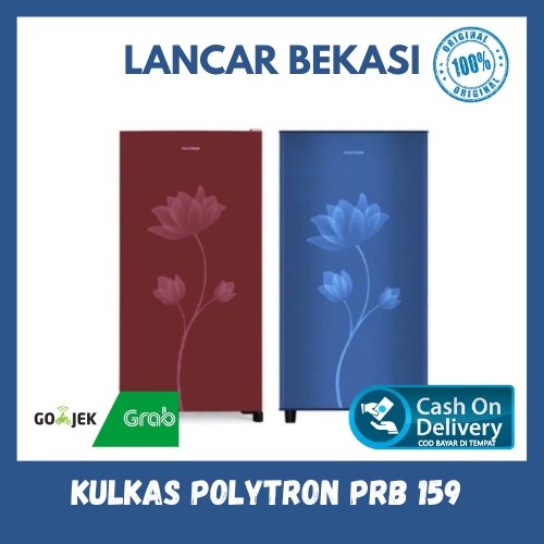 POLYTRON PRB 159 KULKAS 1 PINTU (MERAH/BIRU) - GARANSI RESMI