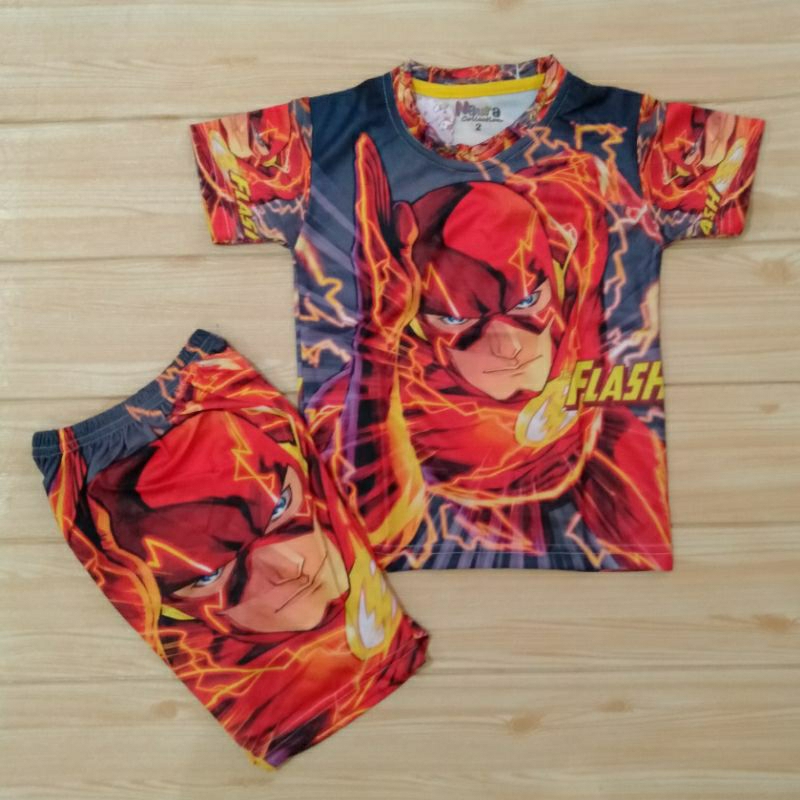 (COD) STELAN KAOS SUPER HERO ANAK USIA 2-5 TAHUN