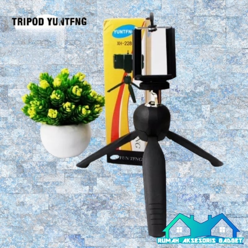 Tripod Yunteng XH-228 mini holder stand phone kamera