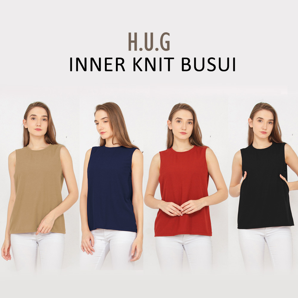 HUG - Inner Knit Menyusui Singlet Tanktop Rajut Basic