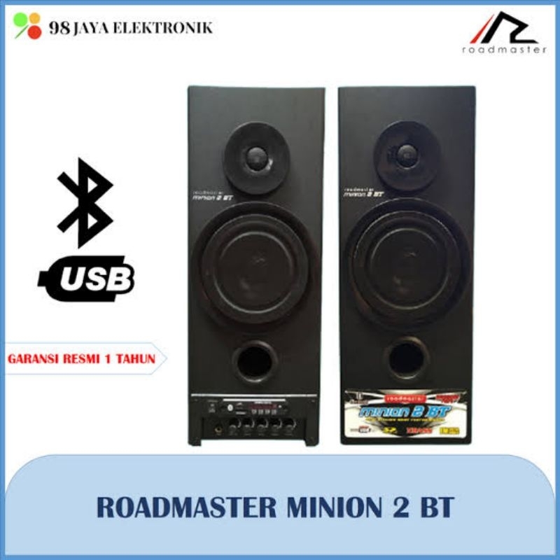 SPEAKER ROADMASTER MINION 2 BT 2BT BLUETOOTH 20000 PMPO USB SD MMC CARD PLAYBACK FM DIGITAL RADIO XB