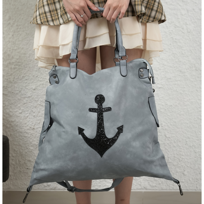 Tote Bag Anchor Tas Bahu Wanita Women Bags 10332