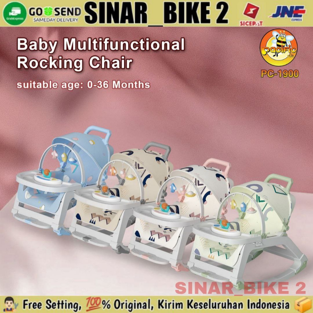 Kursi Bayi Ayun PC 1900 Baby Multifunctional Rocking Chair Multifungsi