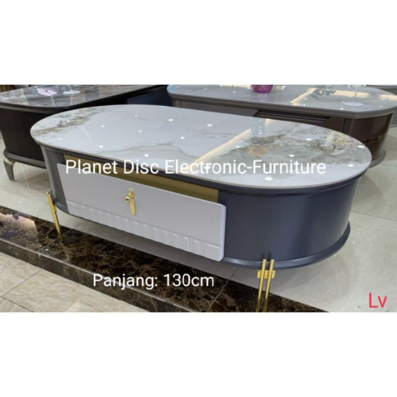 Meja Tamu Granit 130cm coffee table meja kopi meja Teras meja granit promo murah