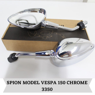 SPION MODEL VESPA BLACK &amp; CHROME UNIVERSAL VARIO PCX NMAX AEROX SCOOPY BEAT MIO NINJA DLL