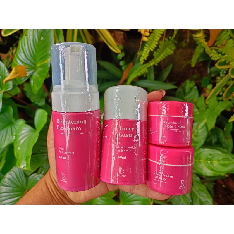 PAKET BG WHITENING LUXURY,BG,BEAUTY GLOW SKINCARE,BG GLOW FREE GIVE
