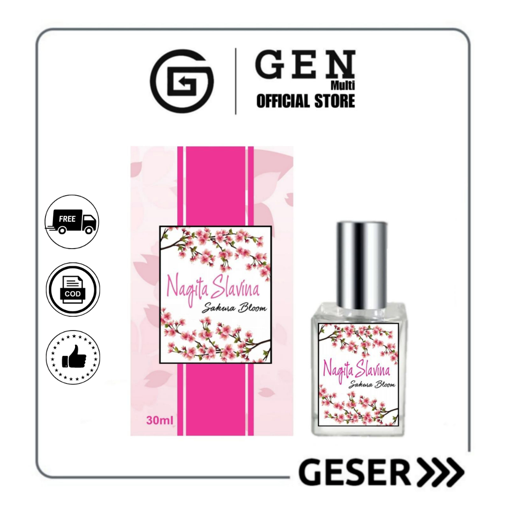 GEN - [BPOM] Parfum Nagita Slavina 30ml / Parfum Nagita Sakura Blossom 30ml / Parfum Women Best Seller