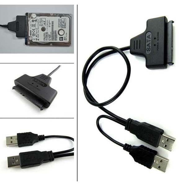 (UMU SUPPLIER) KABEL SATA TO USB 2.0 HDD SSD 2.5 INCH ADAPTER EKSTERNAL LAPTOP CABLE A