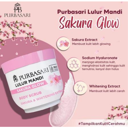 * NCC * Purbasari Lulur Mandi Dermatologically Tested Body Scrub - Netto 125 gr