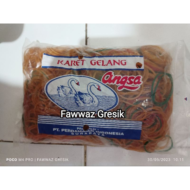 Karet Gelang Pentil Cap Blue Swan Angsa 500gr