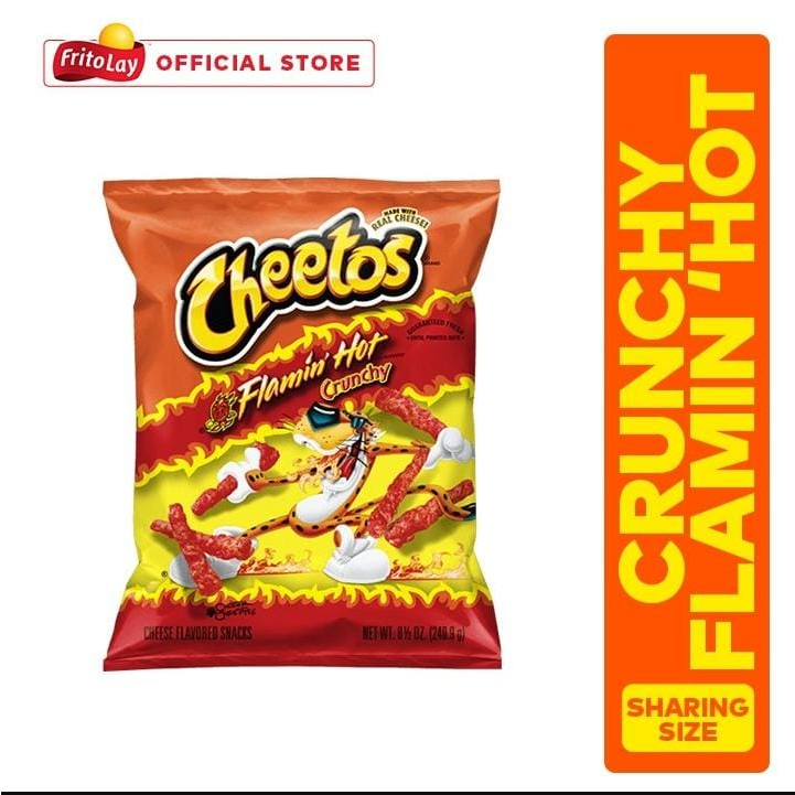 

CHEETOS CRUCHY FLAMIN/SIMPLY PUFFS/CHEDDAR/CHRUNCHY/CHEESE