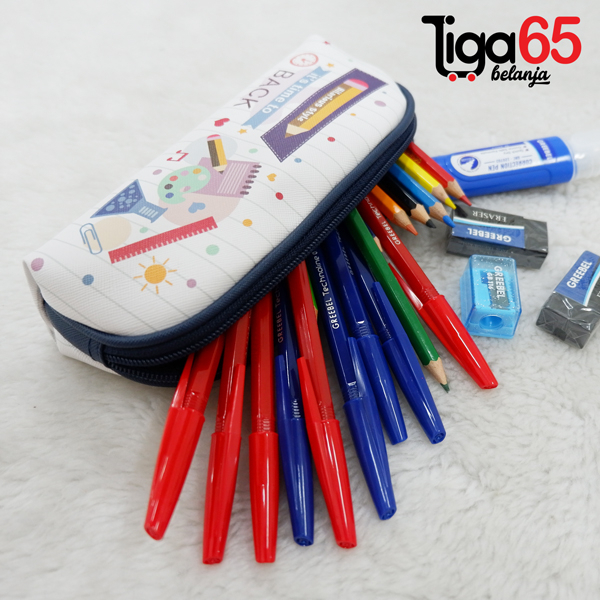 365 Tempat Pulpen pensil / Kotak Pensil / PENCIL BAG / Tas Organizer / Pouch / PENCIL BAG HILARIOUS 223-003