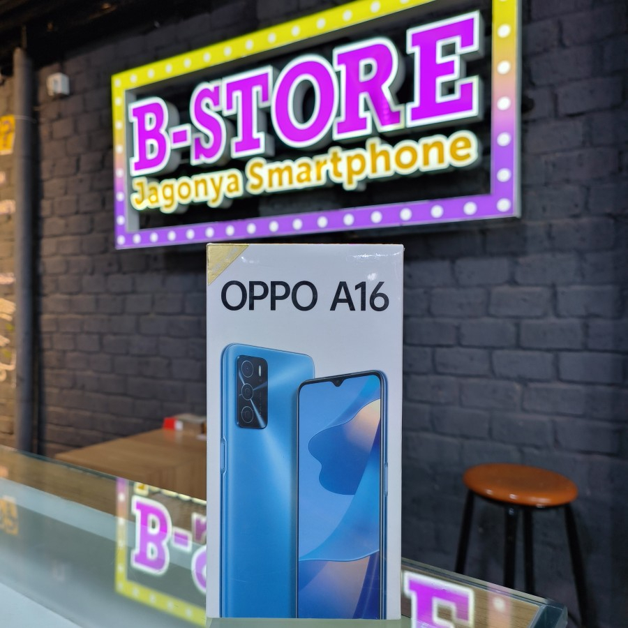 OPPO A16 - NEW BNIB - RAM 3/32 GB - GARANSI RESMI - COD JAKARTA