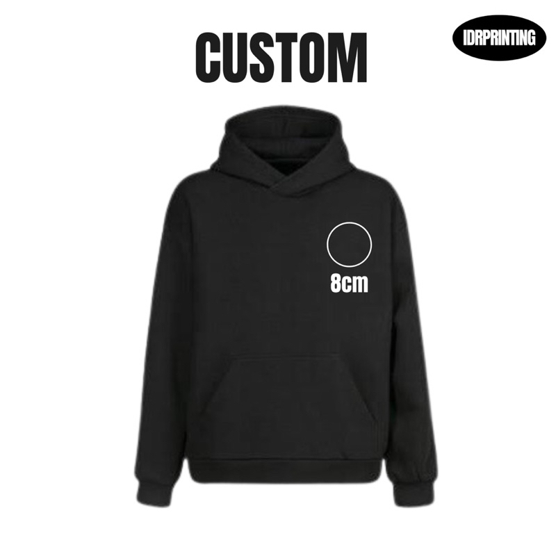 Custom Hoodie 8cm Jacket Hoodie Cotton Fleece