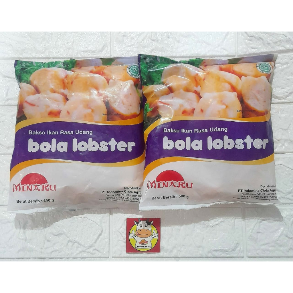 

MINAKU BOLA LOBSTER 500GR - FROZEN FOOD - BRONTZ JOGJA