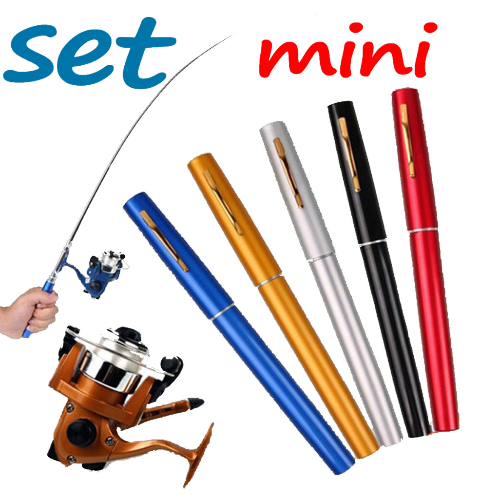 SOUGAYILANG JORAN PANCING 1M MINI JORAN TELESKOPIK REEL PANCING JORAN ULTRALIGHT JORAN TEGEK JORAN