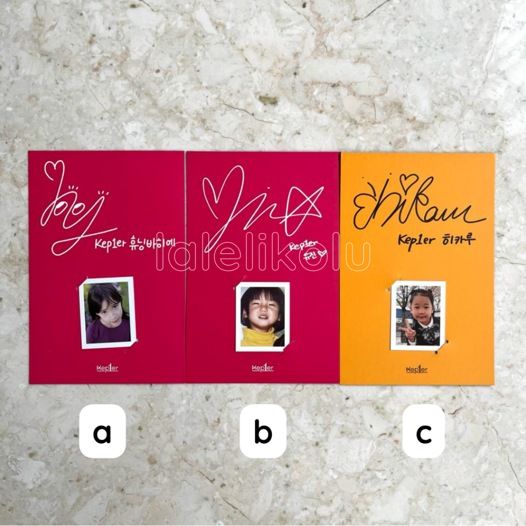 kep1er first impact baby card hiyyih bahiyyih yujin hikaru