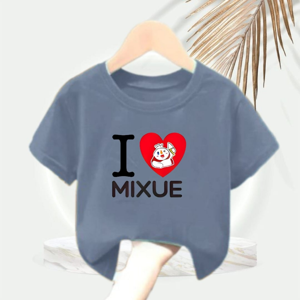 Kaos Vistaterry Baju Anak-anak Love Miksu