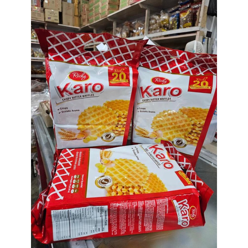 

[NEW] Richy Karo Crispy Butter Waffle 150gr 100% Fresh Egg Wafel