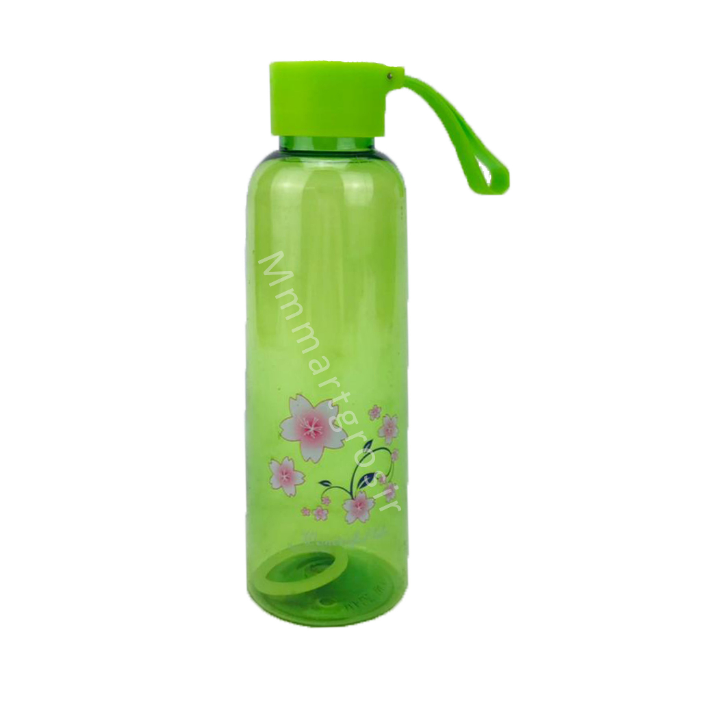 Botol Minum / Botol Plastik / Motif Bunga / 500ml / LY- 2213-3