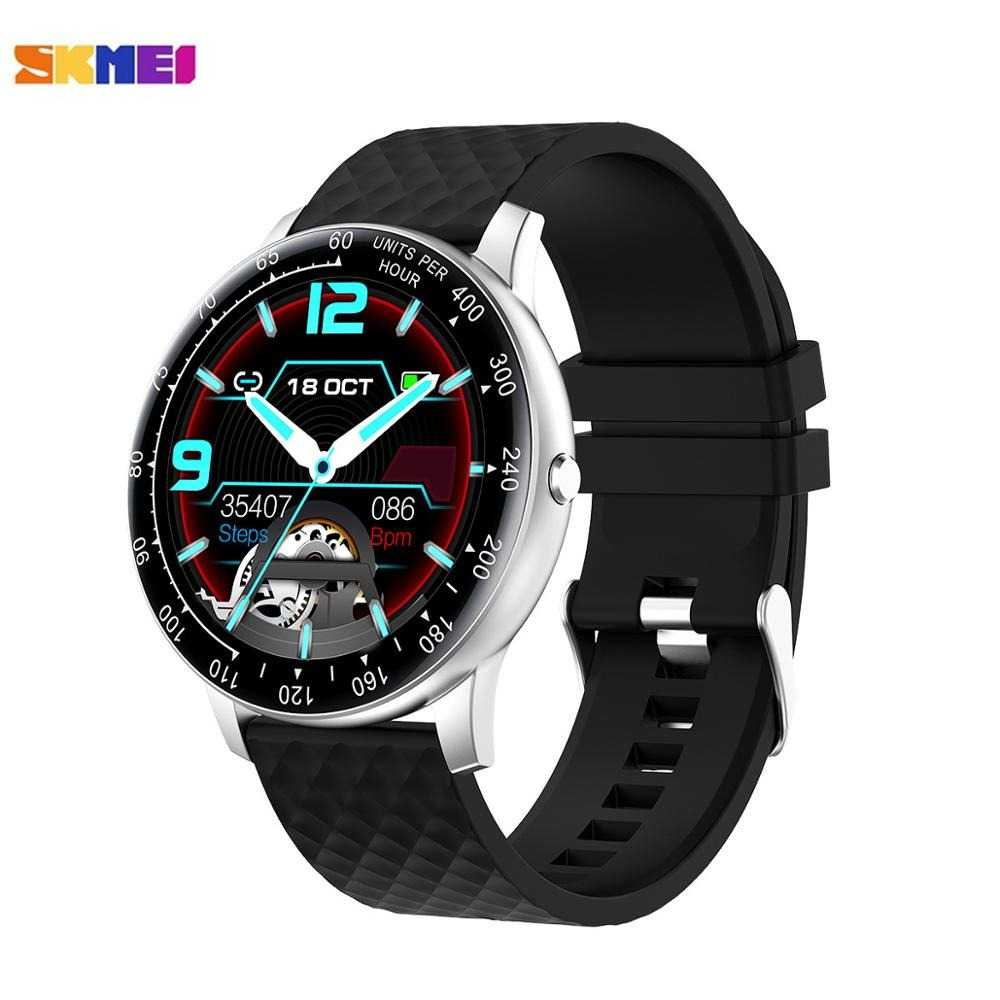 SKMEI Silver Black Smartwatch Sport Tracker Blood Pressure Heart Rate - H30