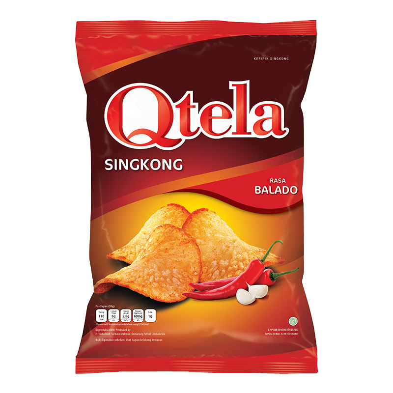 

Qtela Keripik Singkong Balado 180 g