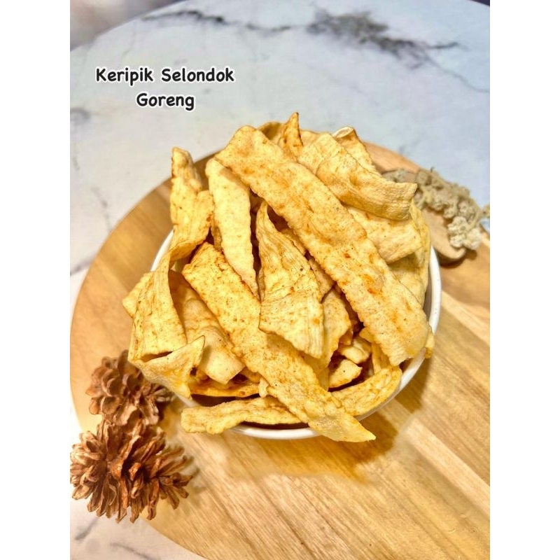 

kripik selondok goreng