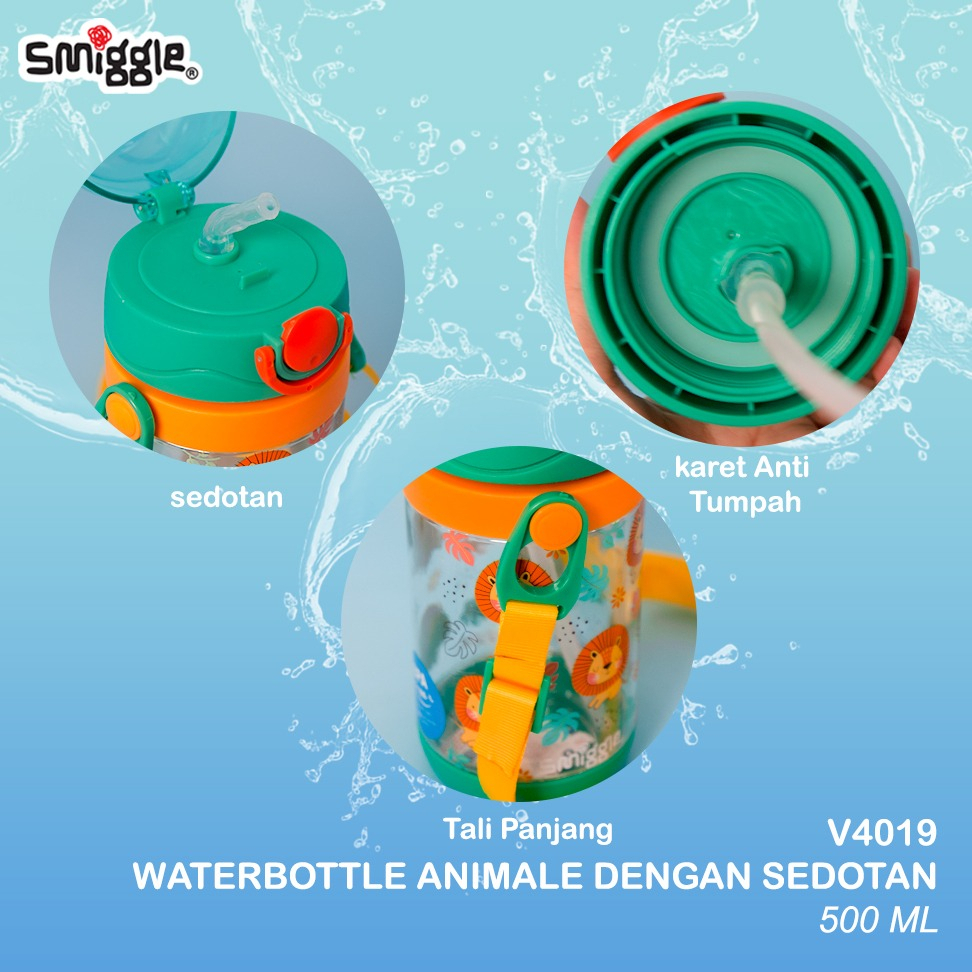 BOTOL MINUM ANAK UK. 500ML / BOTOL MINUM SMIGGLE V4019