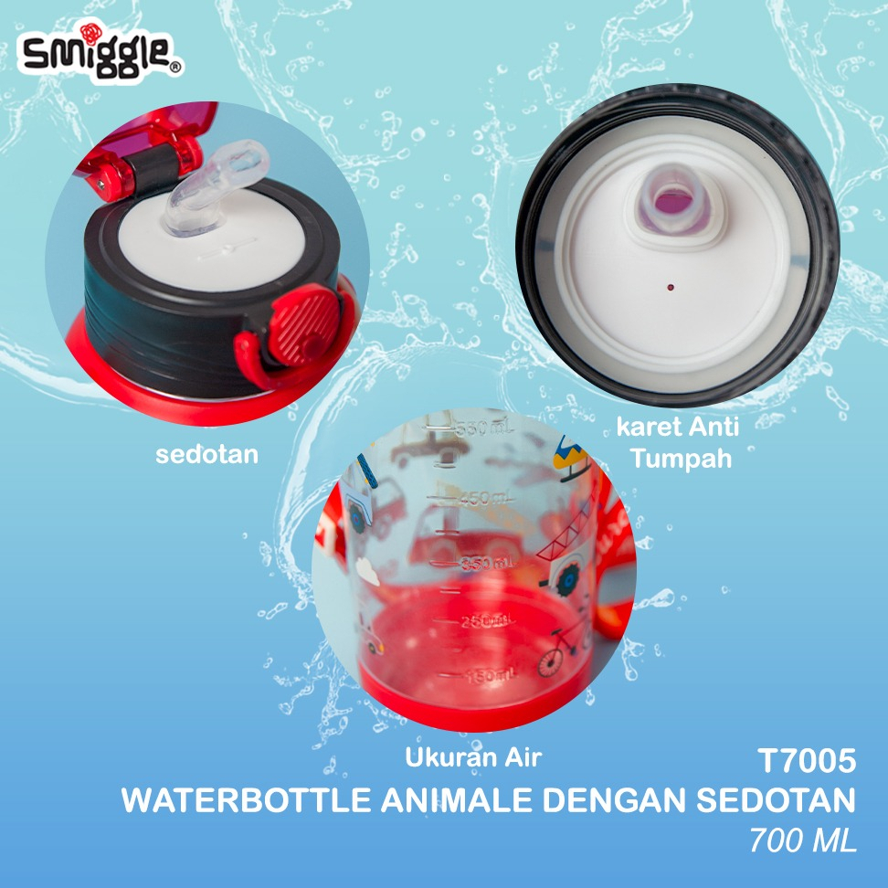 BOTOL MINUM ANAK UK.700ML / BOTOL MINUM SMIGGLE T7005