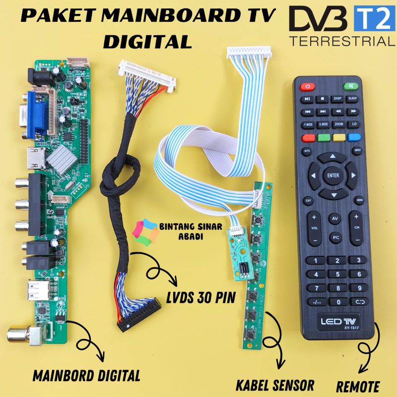 Paket Mainboard TV Digital Universal