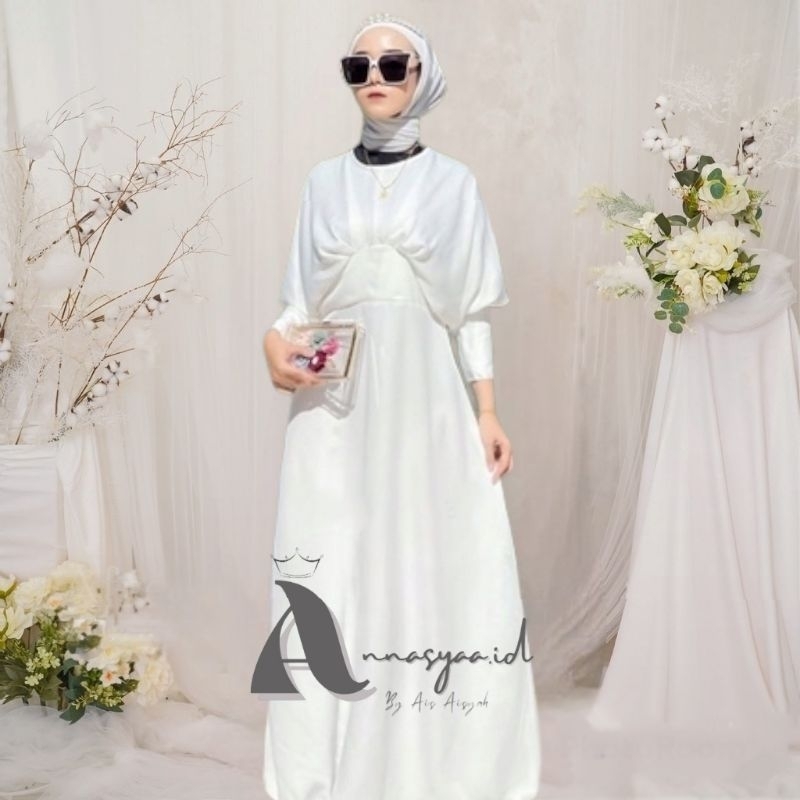 Annasyaa.id Dress Dafira Dress Couple Ibu Anak Dress Wisuda Dress Lebaran Dress kondangan Dress Pest