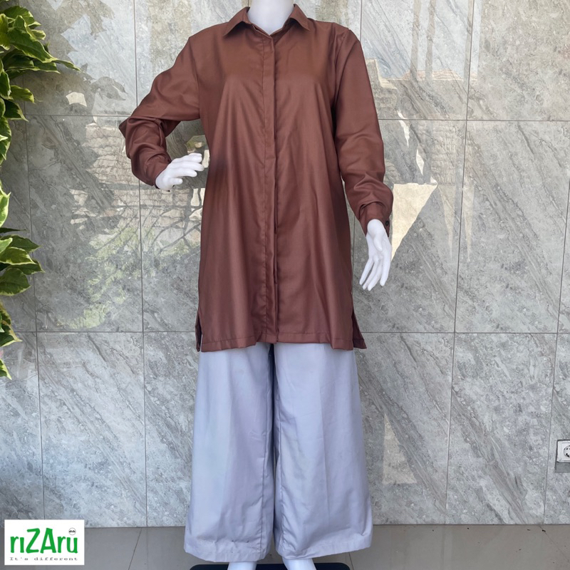 Tunik Kemeja Kancing Toyobo by riZAru