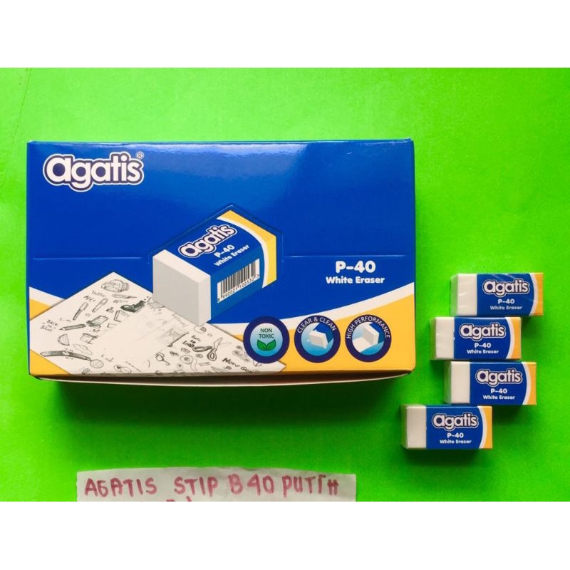

(40PCS) STIP AGATIS B-40 PUTIH/ STIP ORISTA ISI 40