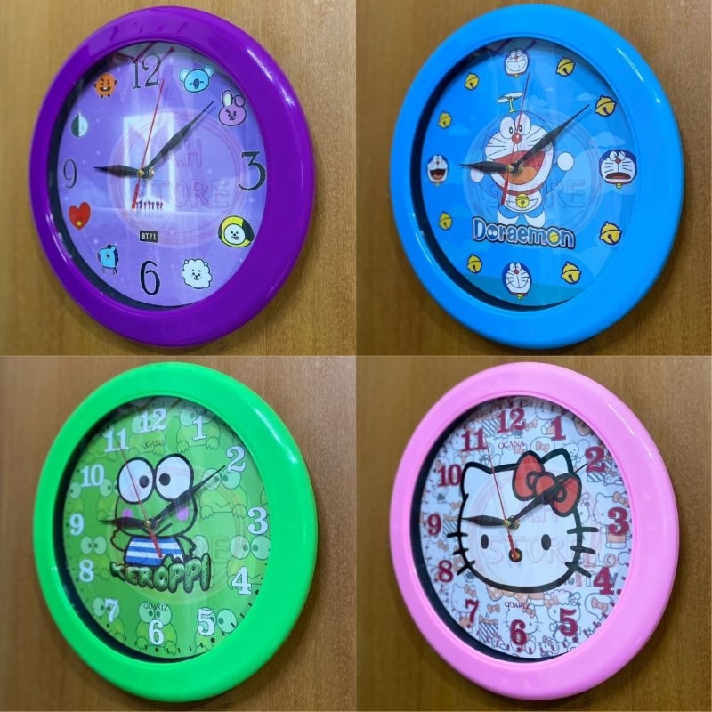 jam dinding karakter lucu